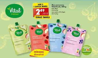 Biedronka Mus owocowy Vital Fresh, 200 g oferta