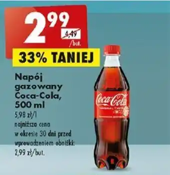 Biedronka Napój gazowany Coca-Cola, 500ml oferta