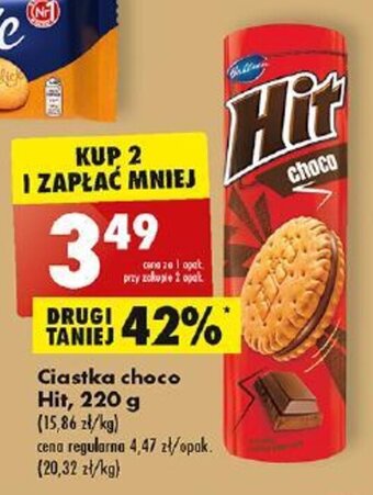 Biedronka Ciastka choco Hit, 220 g oferta