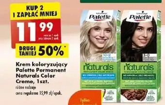 Biedronka Krem koloryzujący Palette Permanent Naturals Color Creme, 1szt. różne rodzaje oferta