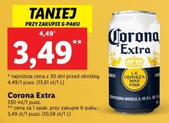 Lidl Corona Extra 330 ml/1 pusz. oferta