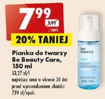 Biedronka Pianka do twarzy Be Beauty Care, 150 ml oferta