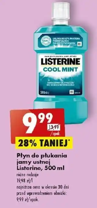 Płyn do płukania jamy ustnej Listerine, 500 ml różne rodzaje