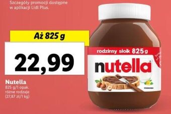 Nutella 825 g/1 opak.