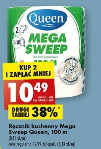 Biedronka Ręcznik kuchenny Mega Sweep Queen, 100 m oferta