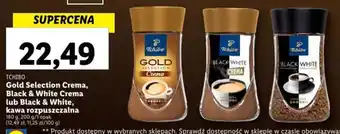 Lidl TCHIBO Gold Selection Crema, Black & White Crema lub Black & White, kawa rozpuszczalna 180g, 200g oferta