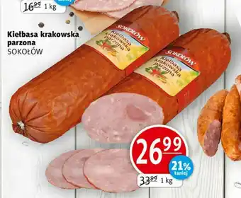 Prim Market Kiełbasa krakowska parzona SOKOŁÓW 1kg oferta