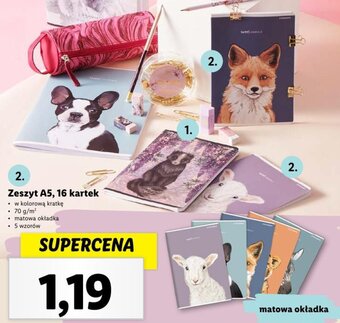 Lidl Zeszyt A5, 16 kartek oferta