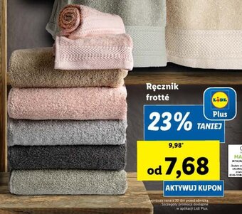Lidl Ręcznik frotté oferta