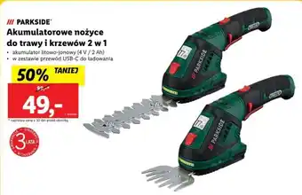 /// PARKSIDE Akumulatorowe nożyce do trawy i krzewów 2 w 1