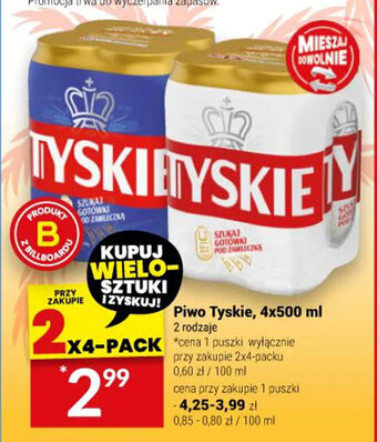 Twój Market Piwo Tyskie, 500 ml oferta