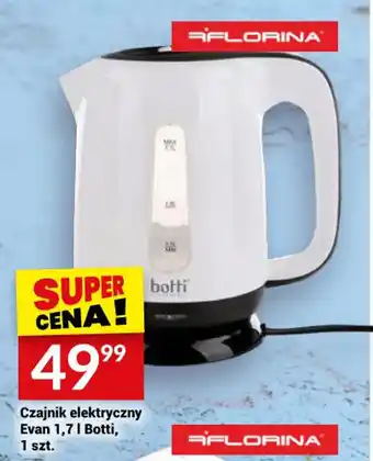 Czajnik elektryczny Evan 1,7l Botti, 1 szt.