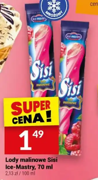 Twój Market Lody malinowe Sisi Ice-Mastry, 70 ml oferta