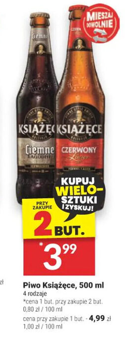 Twój Market Piwo Książęce, 500 ml oferta