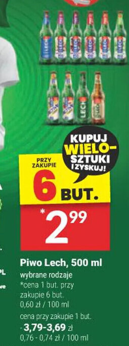 Twój Market Piwo Lech, 500 ml oferta