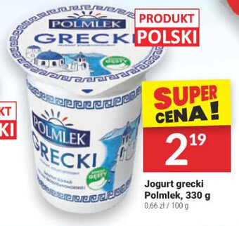 Twój Market Jogurt grecki Polmlek, 330 g oferta