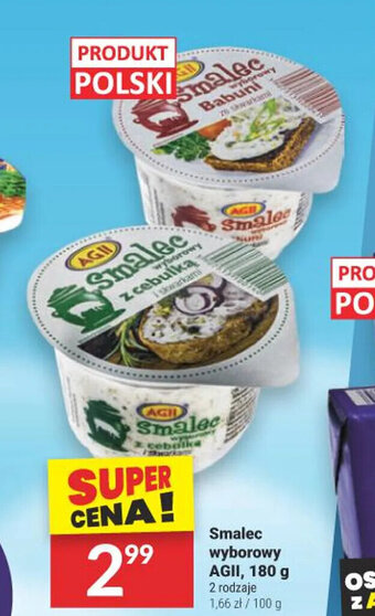 Twój Market Smalec wyborowy AGII, 180 g oferta