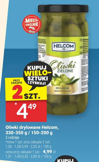 Twój Market Oliwki drylowane Helcom, 330-350 g / 150-200 g oferta