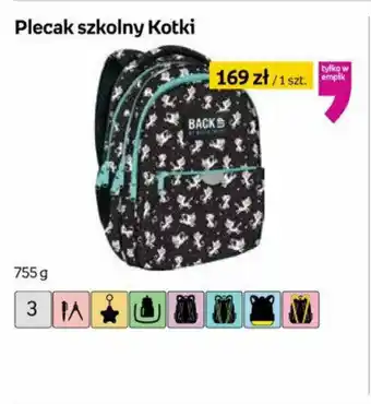 Empik Plecak szkolny Kotki oferta
