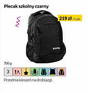 Empik Plecak szkolny czarny oferta