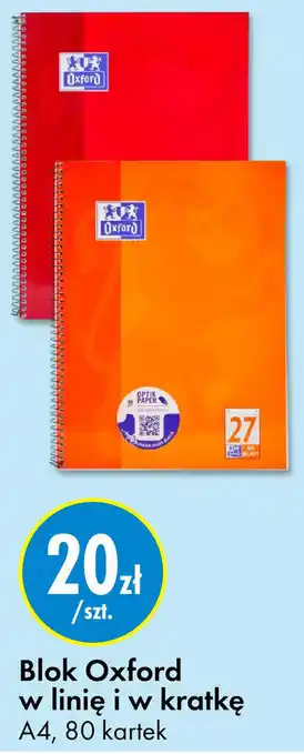 Tedi Blok Oxford w linię i w kratkę A4, 80 kartek oferta