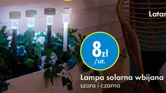Lampa solarna wbijana