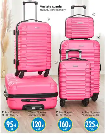 Walizka twarda 1* Rozm. 16, wymiary: 34 x 19 x 36 cm, 251