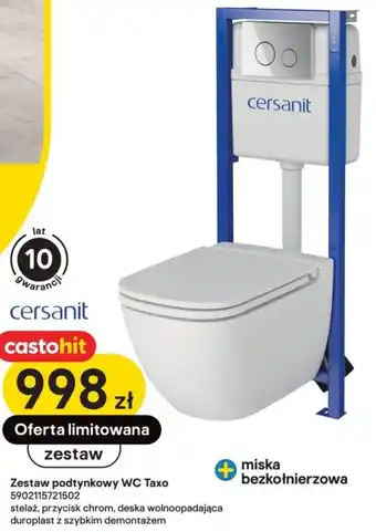 Castorama Zestaw podtynkowy WC Taxo 5902115721502 oferta