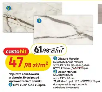 Castorama Glazura Marullo 5063022039422 oferta