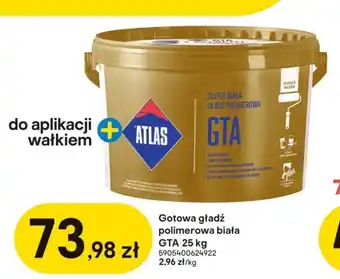 Castorama Gotowa gładź polimerowa biała GTA 25 kg 5905400624922 oferta