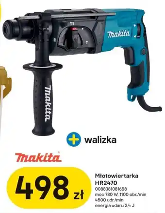 Castorama makita Młotowiertarka HR2470 0088381081658 oferta