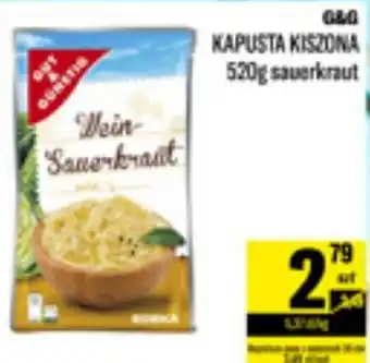 KAPUSTA KISZONA 520g sauerkraut