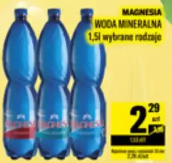 TomiMarkt MAGNESIA WODA MINERALNA 1,5l oferta