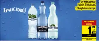 TomiMarkt ŻYWIEC ZDROJ WODA ZRODLANA 1,5l oferta