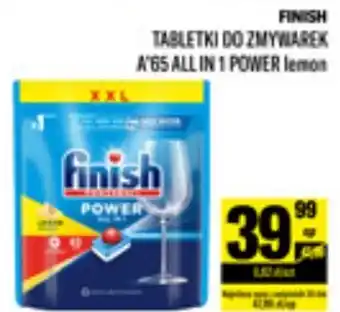 TomiMarkt finish TABLETKI DO ZMYWAREK A'65 ALL IN 1 POWER oferta