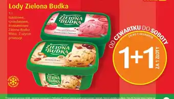 Delikatesy Centrum Lody Zielona Budka 1 l 1+1 za 1 ZŁOTY oferta