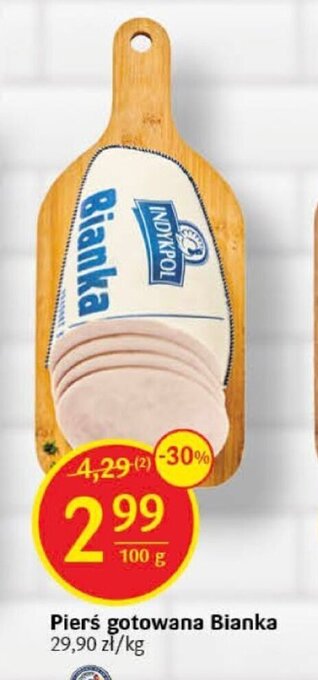 Delikatesy Centrum Pierś gotowana Bianka 100 g oferta