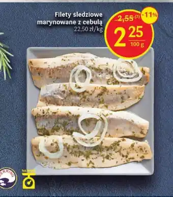 Delikatesy Centrum Filety śledziowe marynowane z cebulą 100 g oferta