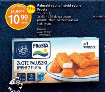 Delikatesy Centrum Paluszki rybne i steki rybne 250-300 g oferta