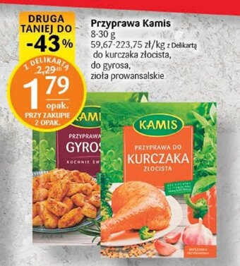 Delikatesy Centrum Przyprawa Kamis 8-30 g oferta