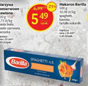 Delikatesy Centrum Makaron Barilla 500 g oferta