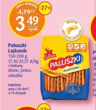 Delikatesy Centrum Paluszki Lajkonik 150-200 g oferta