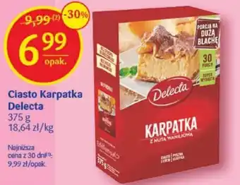 Delikatesy Centrum Ciasto Karpatka Delecta 375 g oferta