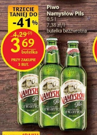 Delikatesy Centrum Piwo Namysłów Pils 0,5 l oferta