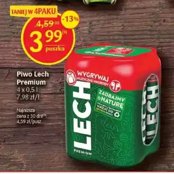 Delikatesy Centrum Piwo Lech Premium 4 x 0,5 l oferta