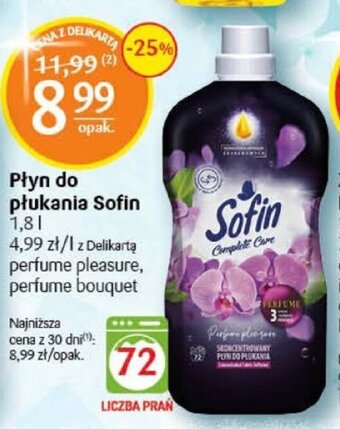 Delikatesy Centrum Płyn do płukania Sofin 1,8 l oferta
