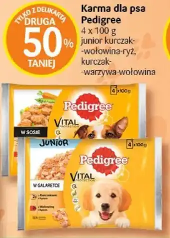 Delikatesy Centrum Karma dla psa Pedigree 4 x 100 g DRUGA 50% TANIEJ oferta