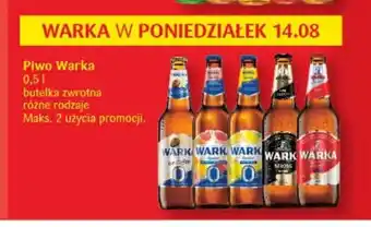 Delikatesy Centrum Piwo Warka 0,5 L 5+5 ZA 5 GROSZY oferta