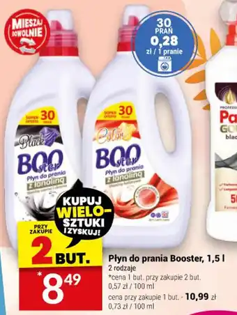 Płyn do prania Booster, 1,5 I 2 rodzaje