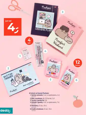Dealz Artykuły na licencji Pusheen: oferta